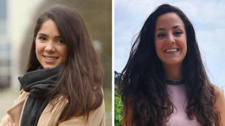 Marina Arraiza y Lucía González, galardonadas con el premio Jaime Brunet.