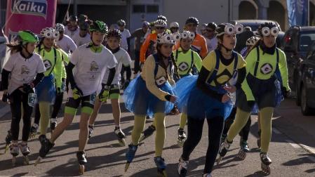 La prueba, organizada por el Club de Patinaje de la localidad, ha recaudado fondos para la Fundación Niños contra el Cáncer de la CUN