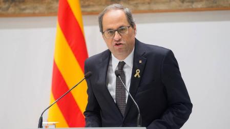 Torra exige la dimisión de Lesmes por los correos de jueces críticos con el 'procés'