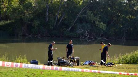 Fallece un hombre mientras nadaba en el río Ebro en Azagra