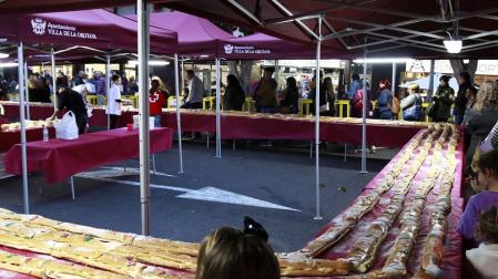 El roscón de La Orotava no para de crecer