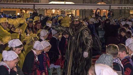 Fotos de la cabalgata de los Reyes Magos en Estella