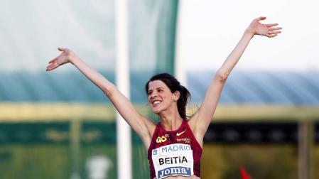 Ruth Beitia logra su marca tope de la temporada en Madrid