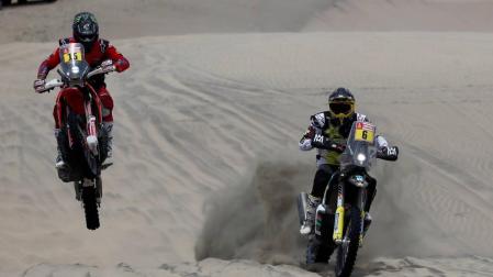 Brabec arrebata a Quintanilla el liderato en motos al ganar la cuarta etapa del Dakar