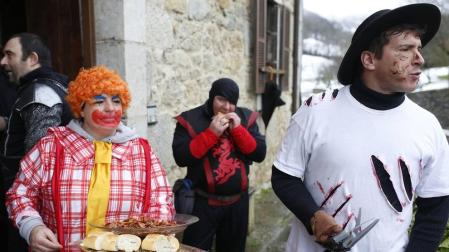 Participantes en el carnaval de Uitzi del pasado año.