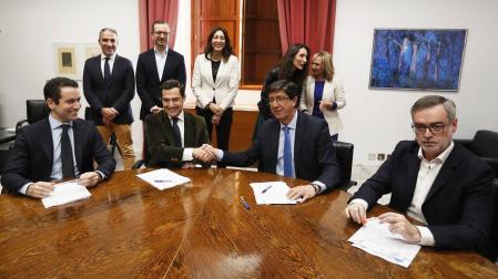 El PP, árbitro de Andalucía mientras Ciudadanos y Vox ahondan su enfrentamiento