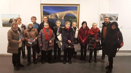 Aoiz y Sangüesa generan lazos a  través de la pintura