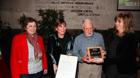 Isabel Elizalde, Uxue Barkos, Adolfo Eraso y Ana Ollo.