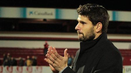 La emotiva despedida de Rúper del Mirandés