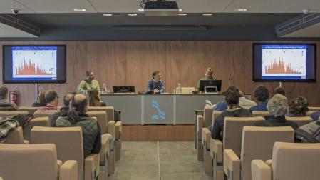 Reunión de seguimiento  del proyecto de Lóquiz realizada el año pasado en Mancomunidad de Montejurra.