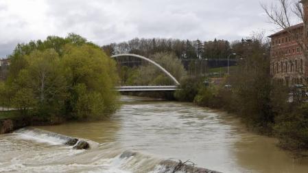La rotura de la presa de Santa Engracia merma los usos del Arga