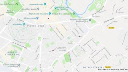 Estos son los cortes de tráfico de este miércoles en Pamplona