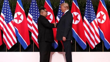 Trump dice que la cumbre con Kim ha ido "mejor de lo esperado" y firmarán algo