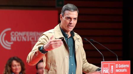 Pedro Sánchez, en un acto en Las Palmas.