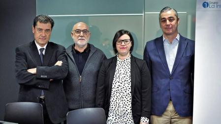 De izquierda a derecha, los ponentes Gonzalo Fernández, Javier Duque, María Banderas y José Antonio Moriano.
