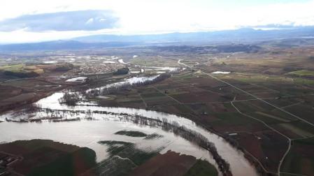 La alerta por nieve afecta al centro y al norte de la Comunidad foral
