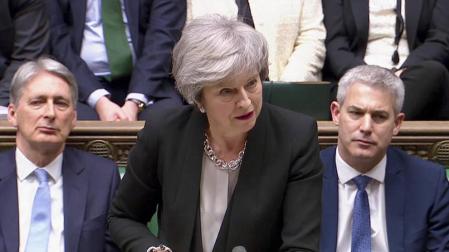 May buscará una nueva negociación del Acuerdo de Salida de la Unión Europea