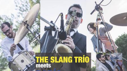 Cartel del concierto de The Slang Trio meets Darío Arciniega.