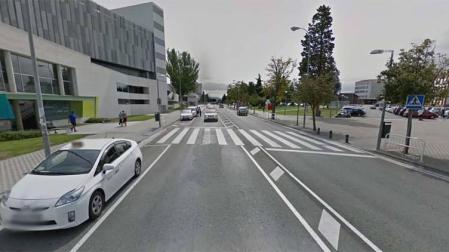 Herida leve una mujer de 65 años al ser atropellada en Pamplona