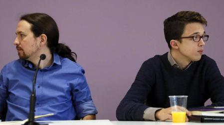 Errejón e Iglesias, en el Consejo Ciudadano de 2016.