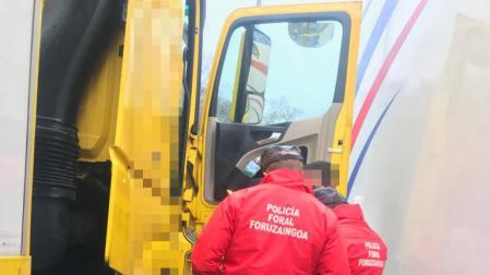Investigado un camionero en Santesteban tras dar positivo en cocaína