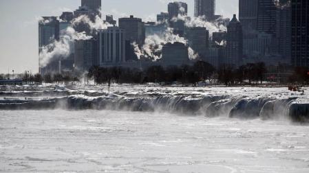Galería de imágenes de la ciudad de Chicago, en la que se han alcanzado temperaturas de -25 grados durante el día.