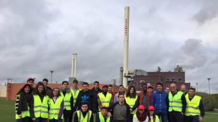 Una de las visitas a la planta de Rockwool en Caparroso