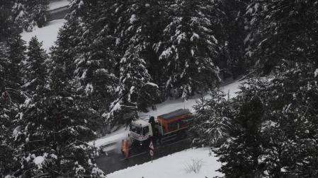 Alerta naranja por viento, lluvia y bajada de la cota de nieve este domingo en Navarra