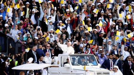 El Papa hace historia en Emiratos Arabe