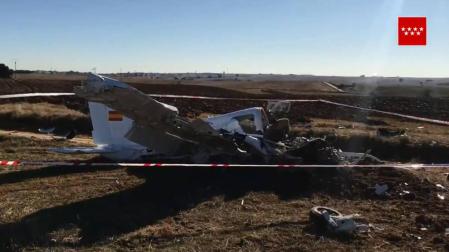 Dos muertos al estrellarse una avioneta en Quijorna (Madrid)
