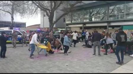 Simulacro de descarrilamiento de un tren en la UN