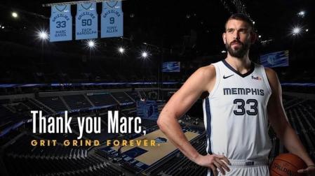 Los Grizzlies retirarán la camiseta de Marc Gasol, primer español en lograrlo