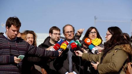 Torra pide a Sánchez "coraje" y seguir con un diálogo que incluya autodeterminación