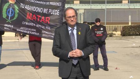 Torra afirma que el Govern aún no conoce la propuesta del PSOE para Cataluña