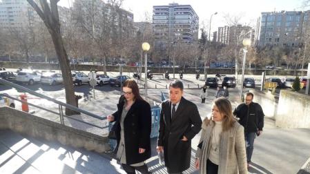 Ignacio González, a su llegada al juicio sobre espionaje político: "Todo es mentira"