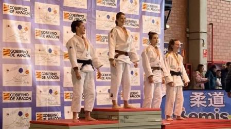 Paula Beorlegui y Silvia Arribas, primera y segunda en -52 kg.