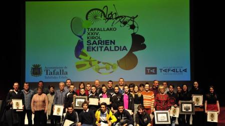Tafalla ensalza la trayectoria de sus deportistas durante 2018