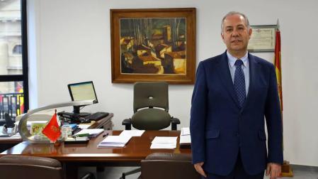 El director provincial de la Inspección de Trabajo y SS, Guillermo Dachary Pagola, en su despacho.