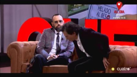 Risto se enfada con Arcadi Espada y lo expulsa del plató de 'Chester'