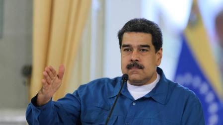 Maduro, en el Palacio de Miraflores.