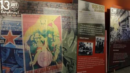 UGT repasa en una exposición en el Planetario sus 130 años de "luchas"