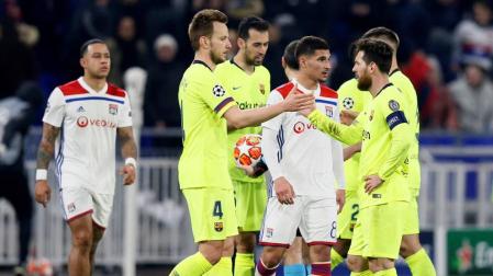 El Barça deja vivo al Lyon