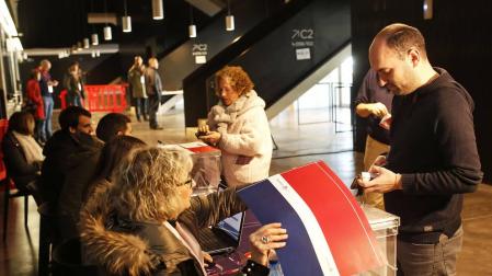 Las urnas en el Navarra Arena despiertan la expectación del osasunismo