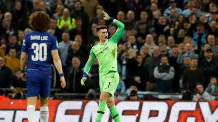 Kepa se niega a salir sustituido en la derrota del Chelsea en la Carabao Cup