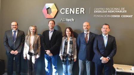 De izquierda a derecha. Manuel Rodríguez, Izaskun Goñi, Sebastian Kind, Yolanda Blanco, Pablo Ayesa y Eduardo Aznar.