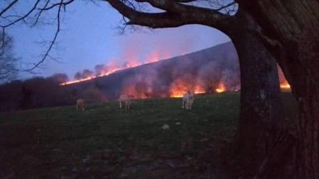 Quemas descontroladas originan dos incendios en Arraioz
