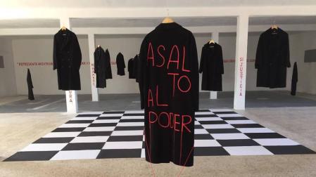 La instalación de Julia Juaniz en el espacio cultural Zapadores de Madrid.