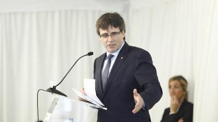 Carles Puigdemont, en un acto en Madrid.