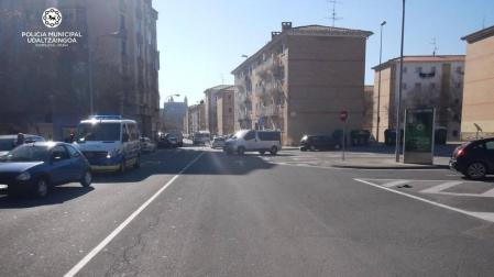 Imputado un conductor en Pamplona tras dar 0,98 mg/l en la prueba de alcoholemia