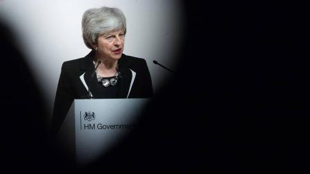 La primera ministra británica, Theresa May.